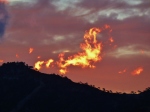 Fiery sky am 16 Feb 15